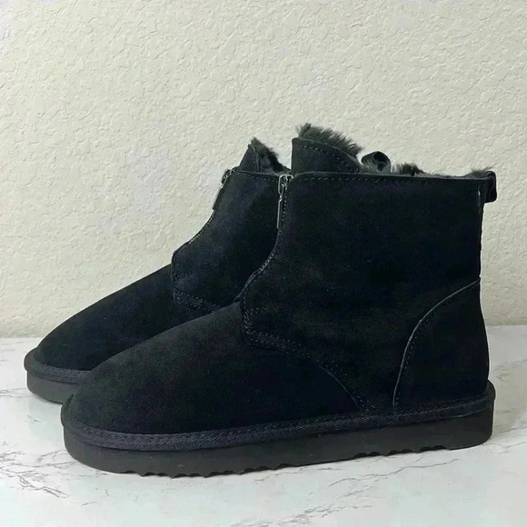 STYLE & CO. Terrii Womens Suede Faux Fur Lined Winter & Snow Boots Size 10 - Picture 3 of 11